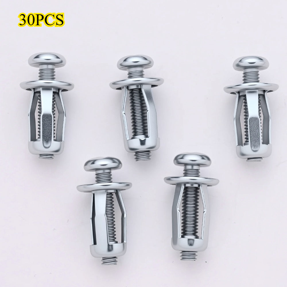 Silvery Screws and Bolts Assortment Kit