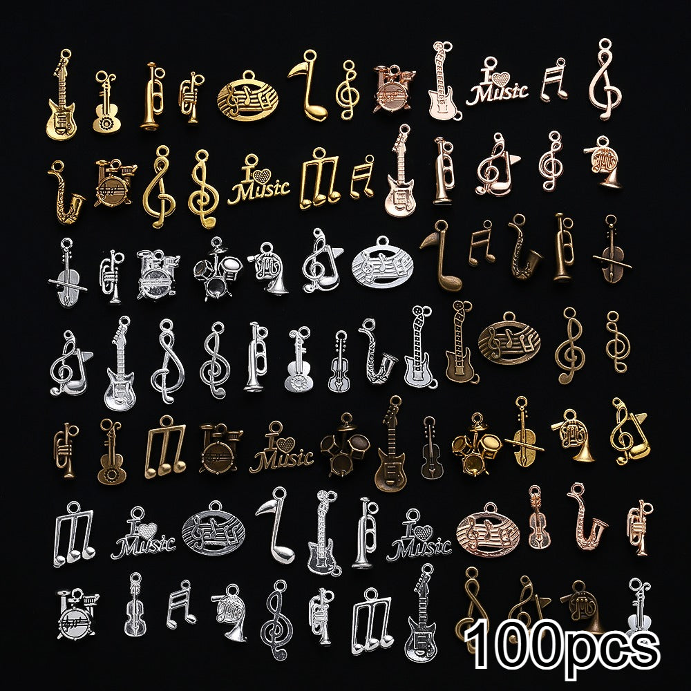Musical Instrument Alloy Pendants