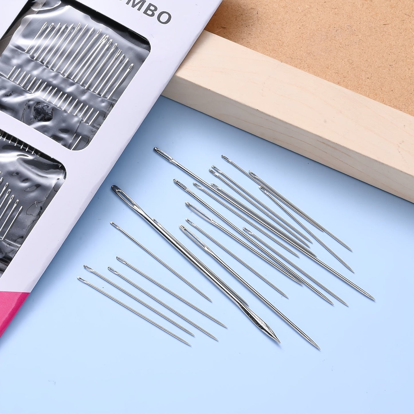 Silver Embroidery Needles Set