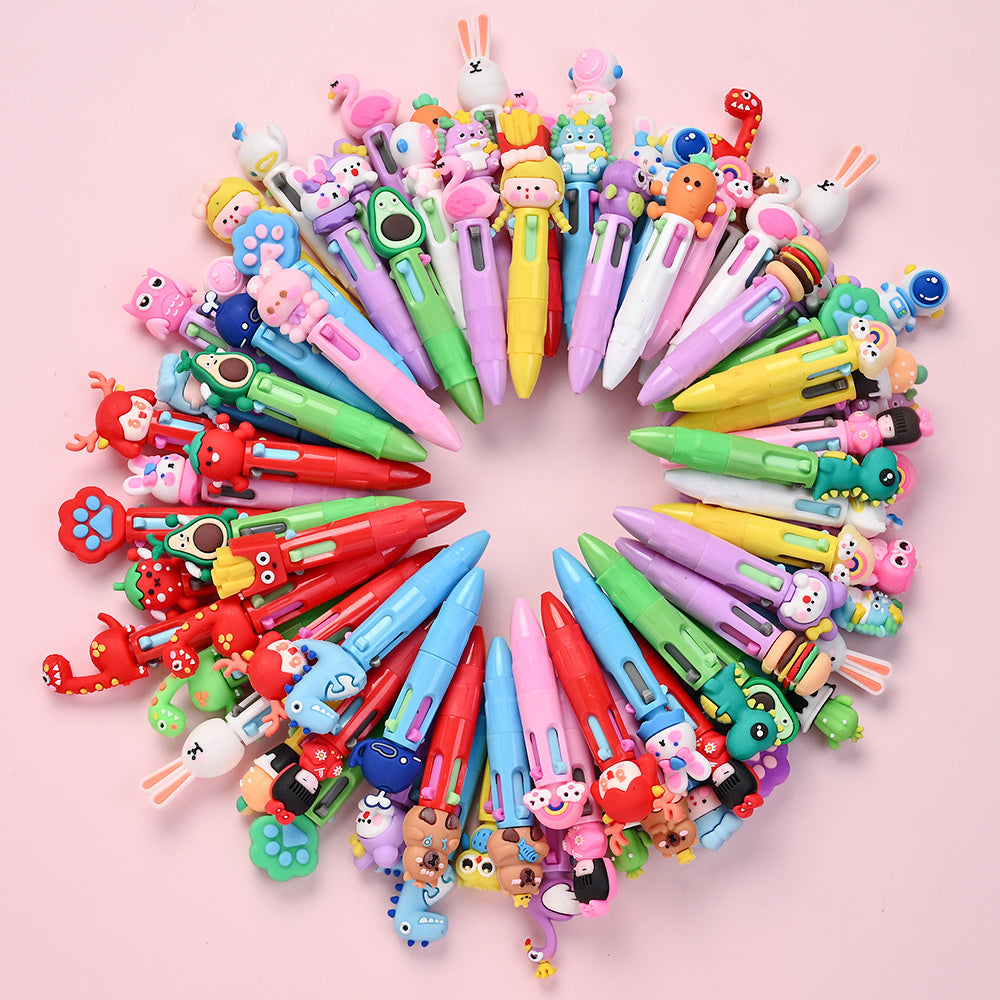 Cartoon Animal Retractable Ballpoint Pens