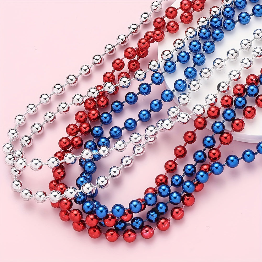 3PCS 6mm Round Wave Bead Chain Set