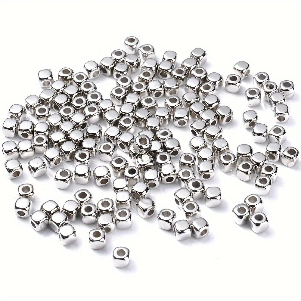 100PCS 3mm Multicolor Cube CCB Spacer Bead Set