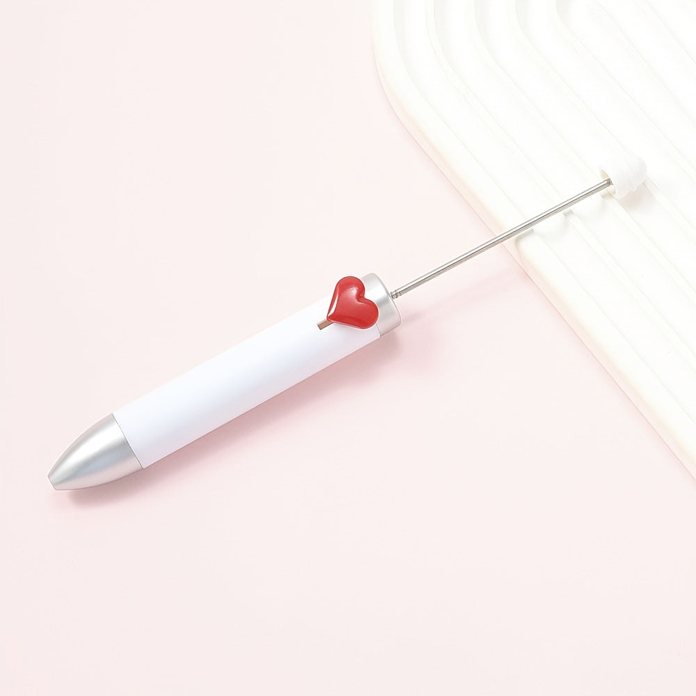 155x14 mm Creative Plastic Beaded Ballpoint Pen