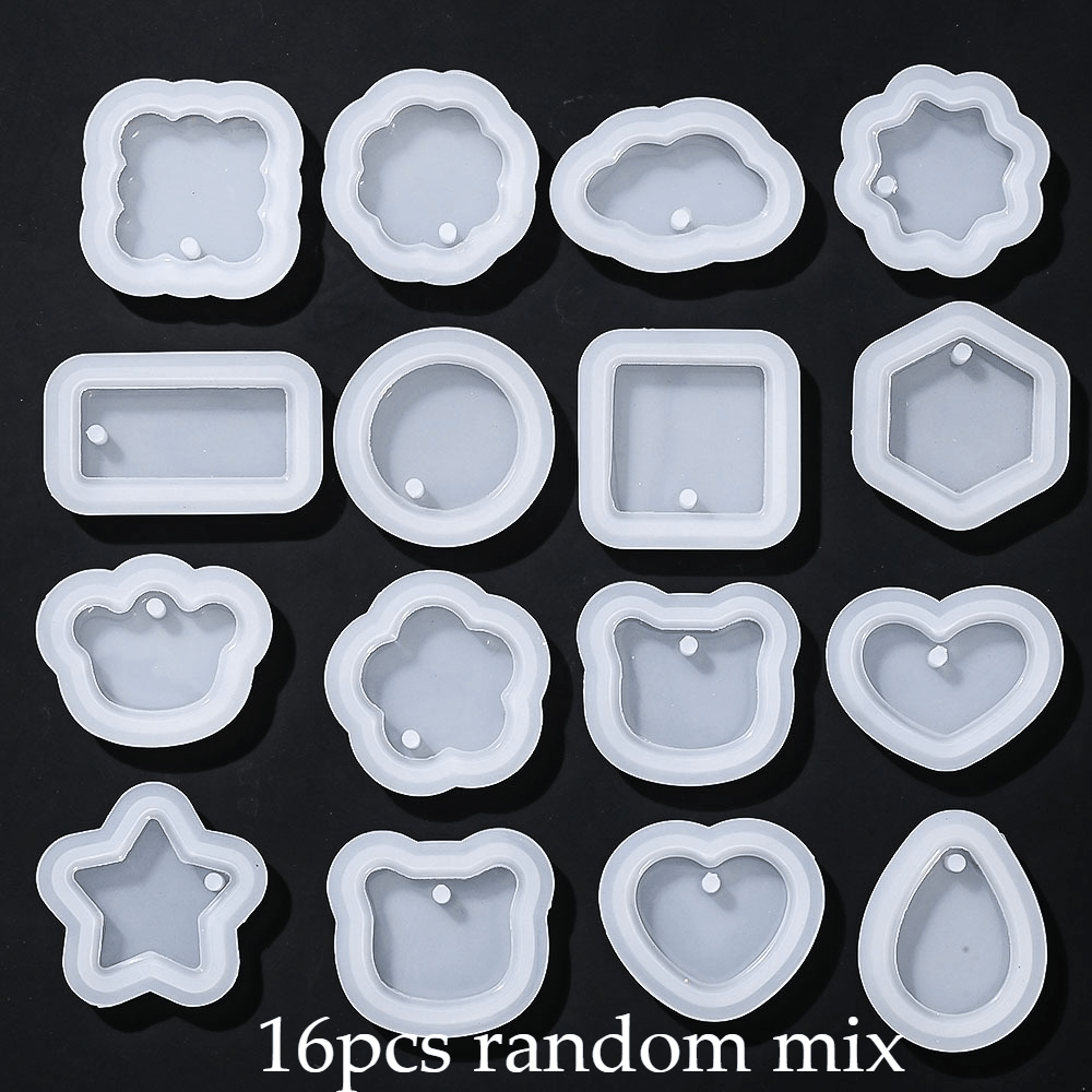 Transparent Silicone Pendant and Keychain Molds