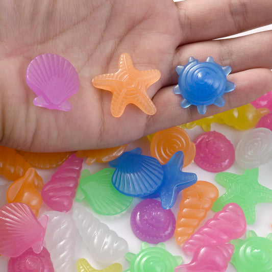 100G Luminous Acrylic Ocean Pendant & Bead Set