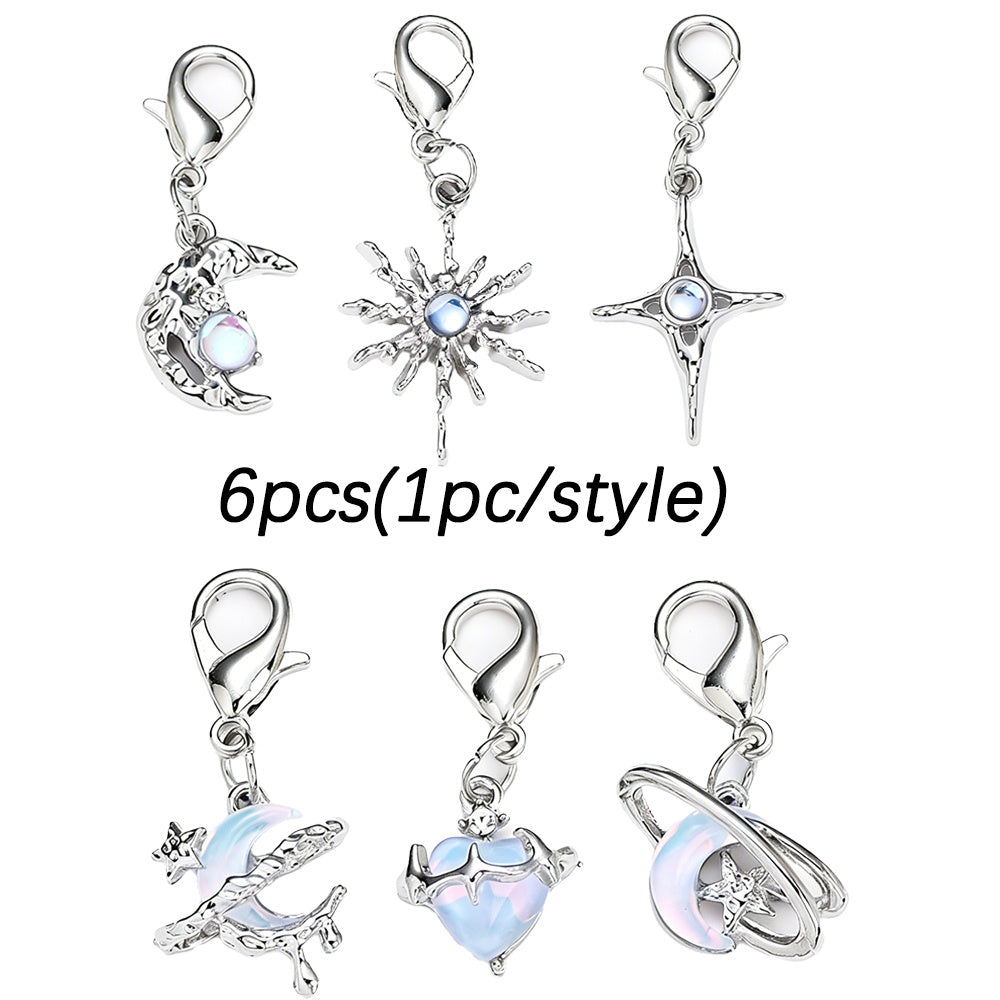 Moon Star Heart Alloy Charms