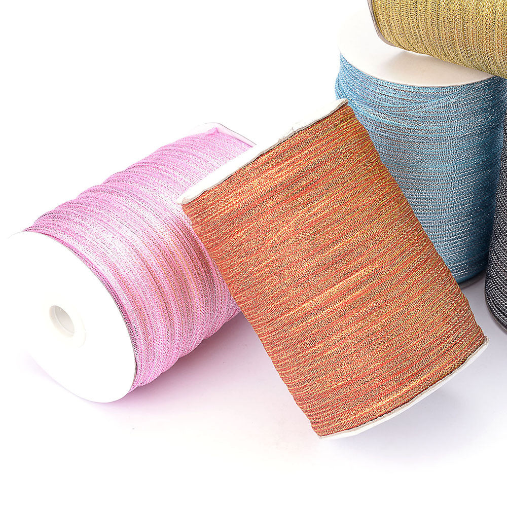 Grey Glitter Ribbon