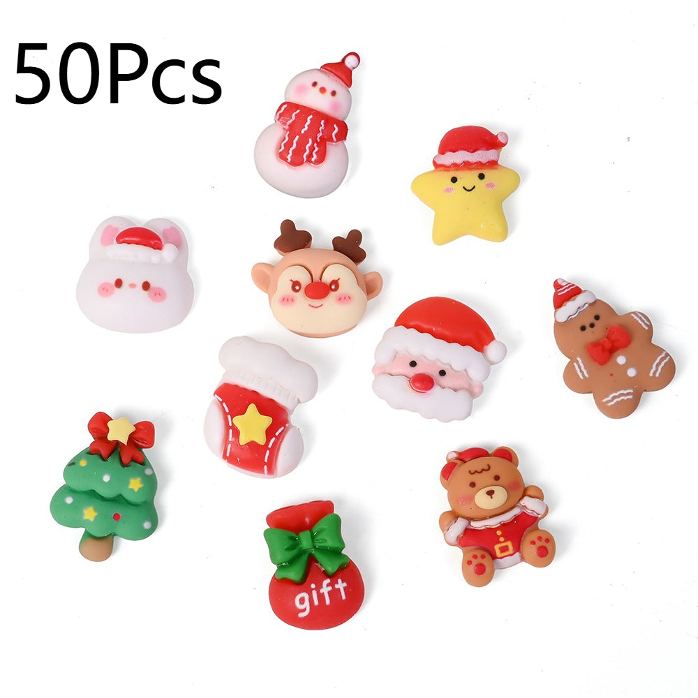 Christmas Resin Flatback Figurines