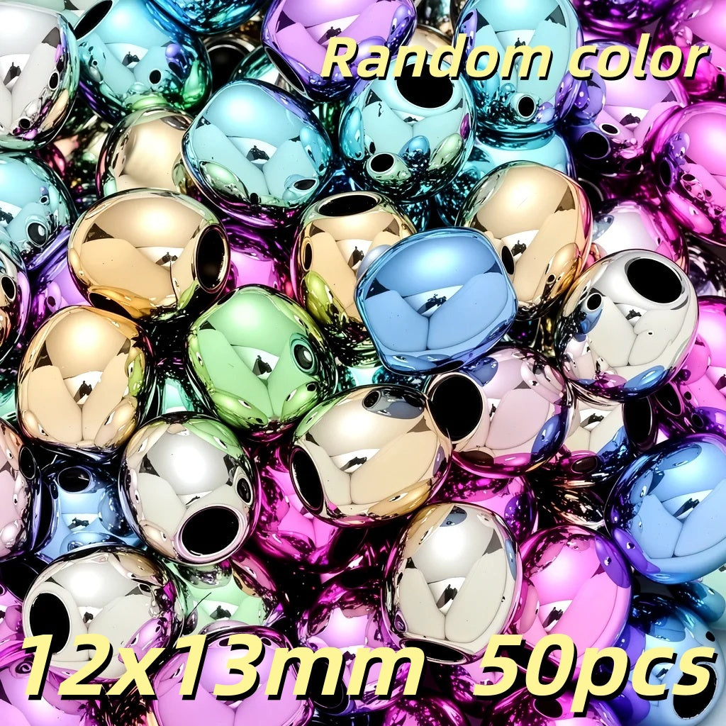 Acrylic Faceted Disco Ball Beads