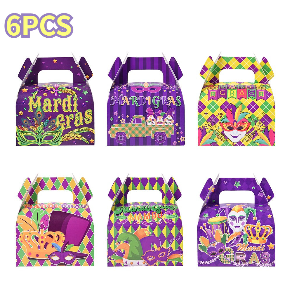 Mardi Gras Carnival Gift Boxes