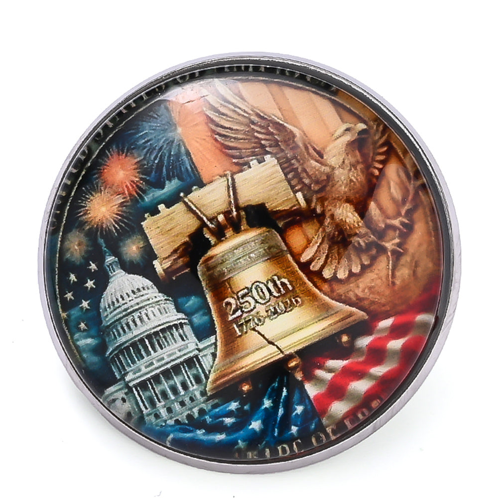 32mm “250 Years of Freedom” Commemorative Brooch