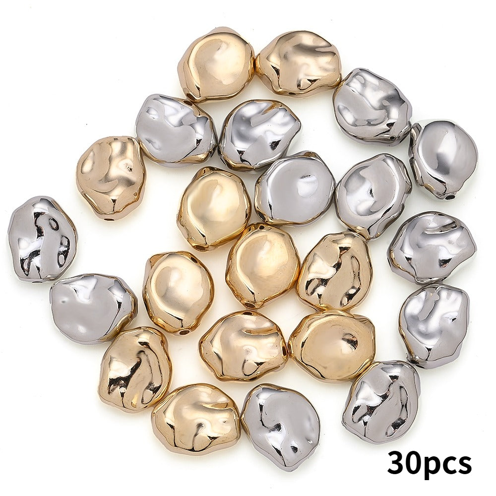 Modern Irregular Faceted Beads