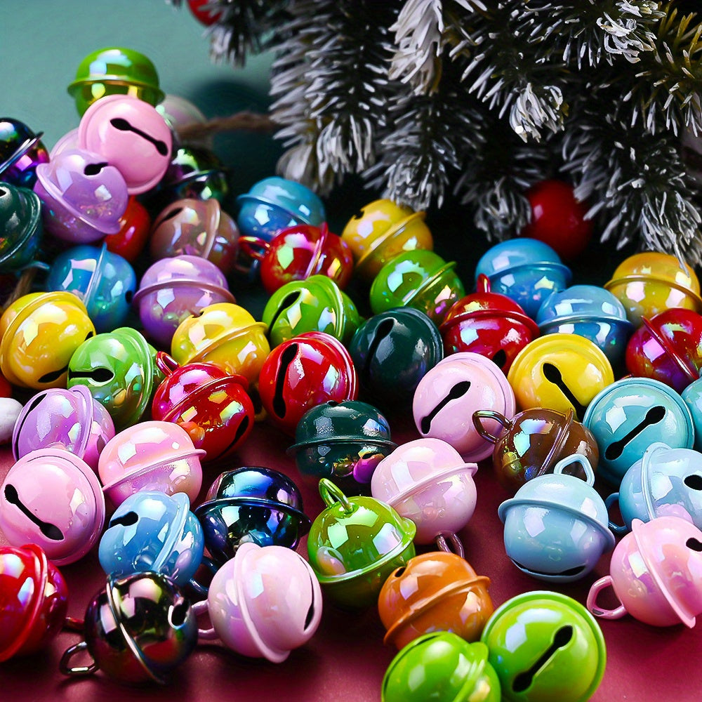 10PCS 17×19mm Colorful Iron Bell Charms