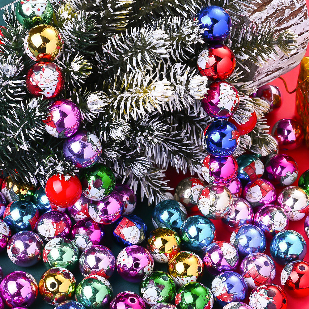 Acrylic Christmas Dwarf Beads