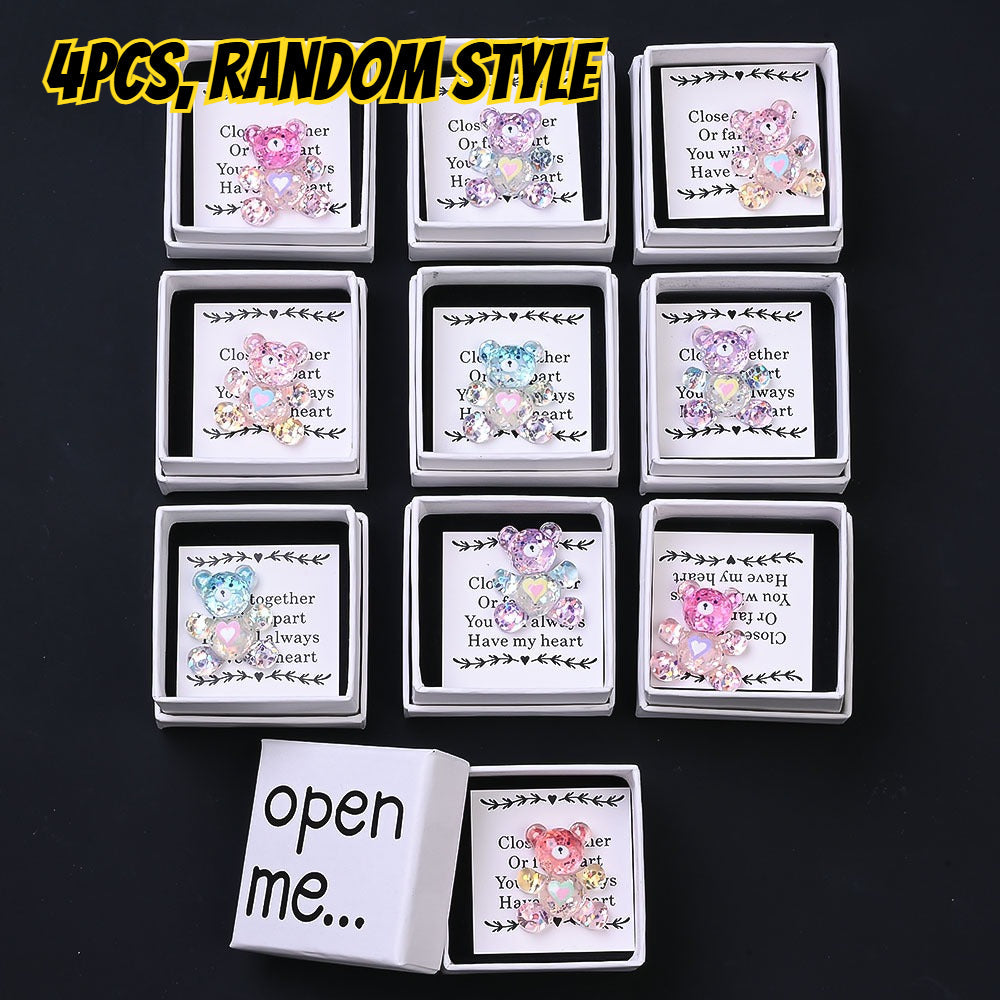 I Love You “Open Me” Surprise Resin Animal Gift Box