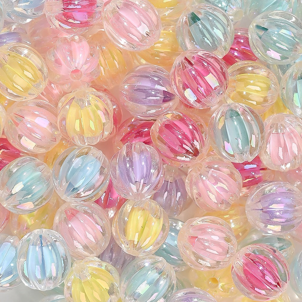 Acrylic Pumpkin Beads