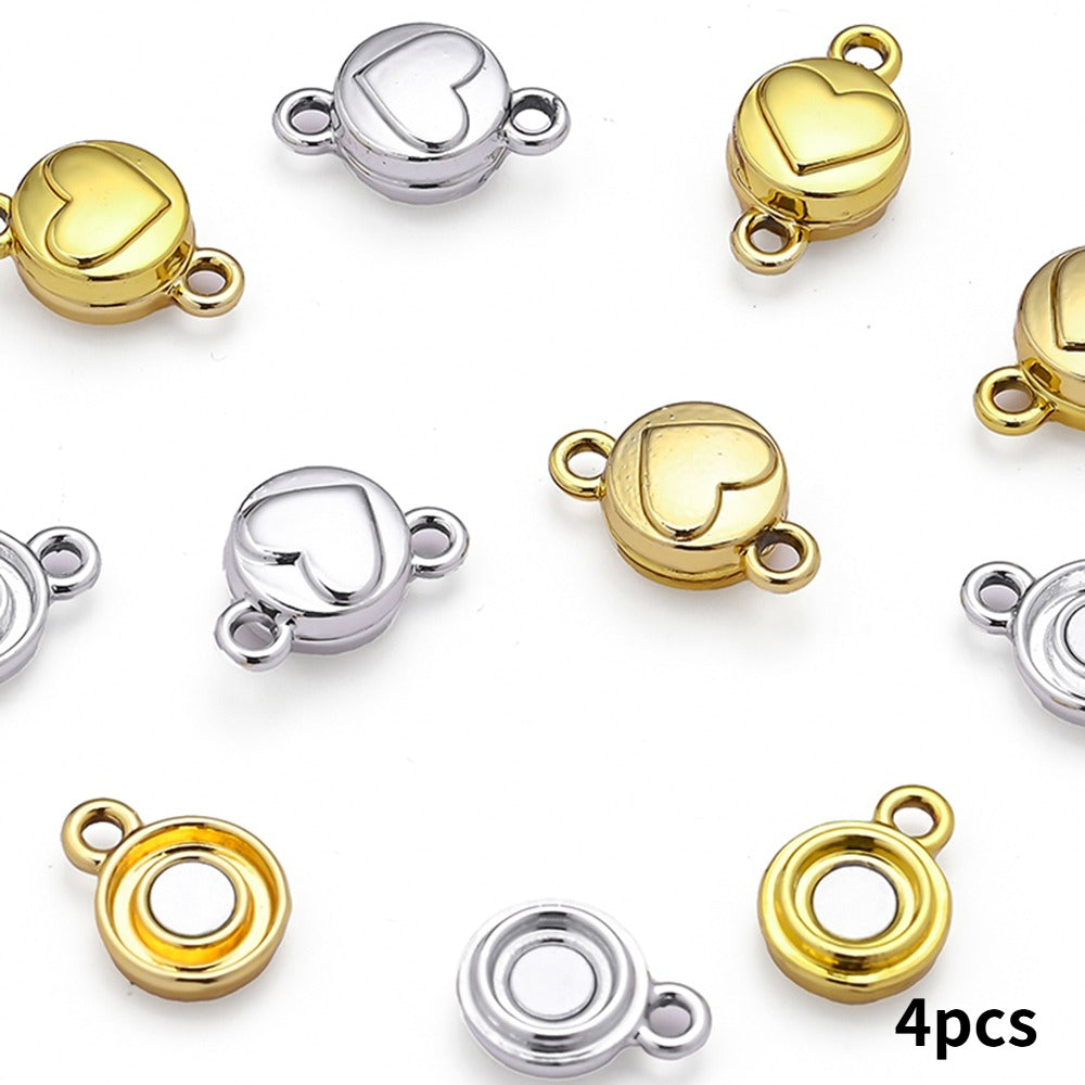 Heart Magnetic Clasp Connectors