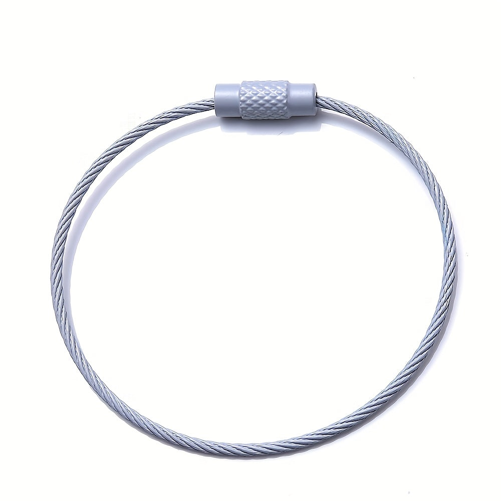 Large Round Stainless Steel Key Rings