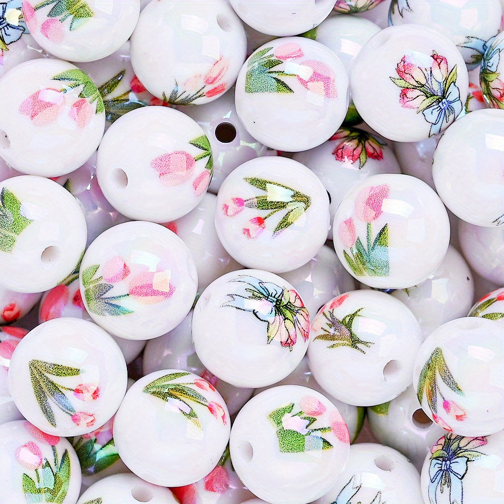 Tulip Cherry Blossom Beads