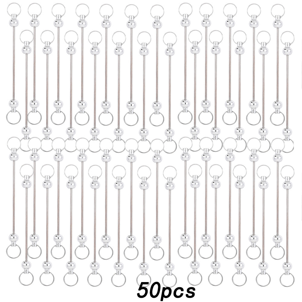 Blank Beadable Keychain Bars