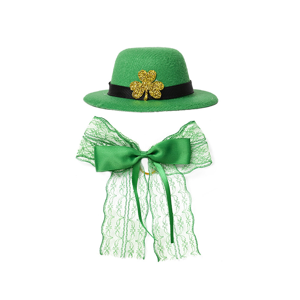 Green Bow Tie Cloth Decorations