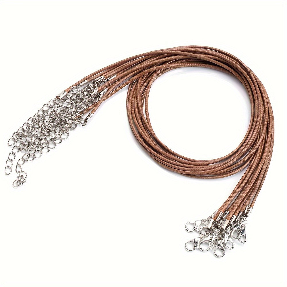 Waxed Leather Necklace Cord