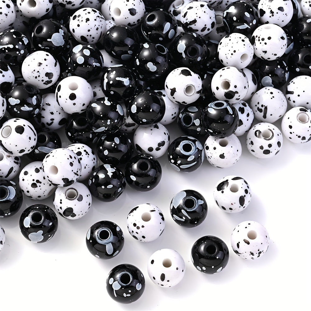 Acrylic Ink Round Beads