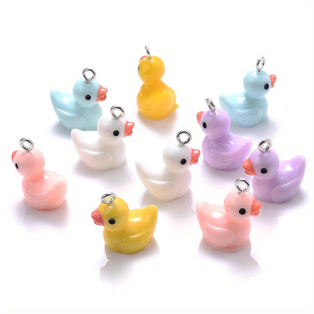 Cute Duck Resin Charms