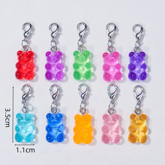 Vibrant Bear Mini Keychains