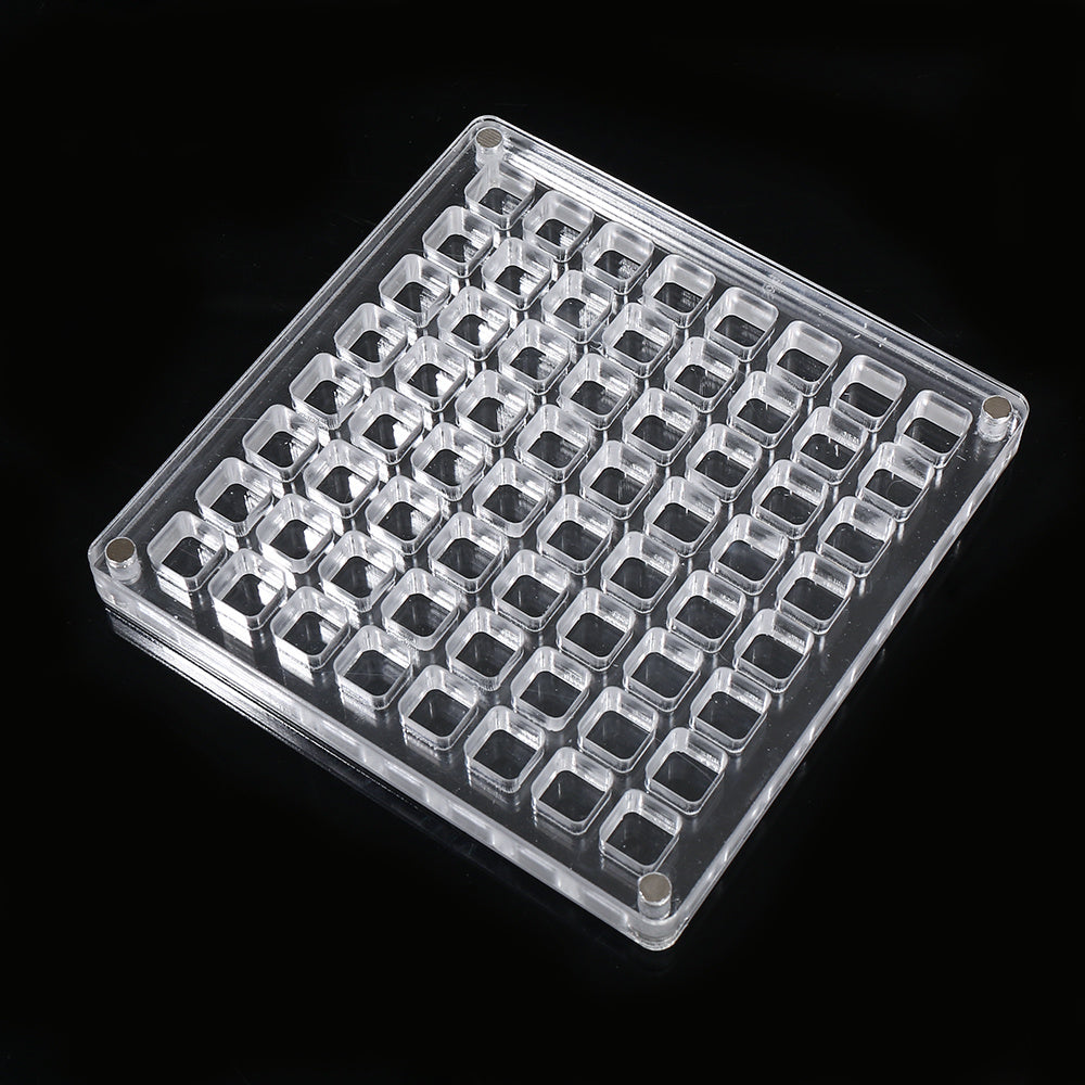 Transparent Multi-Compartment Plastic Display Box
