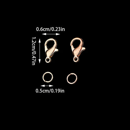 Lobster Clasp & Open Ring Jewelry Findings Kit