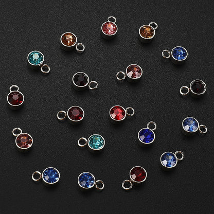 Birthstone Alloy Pendants