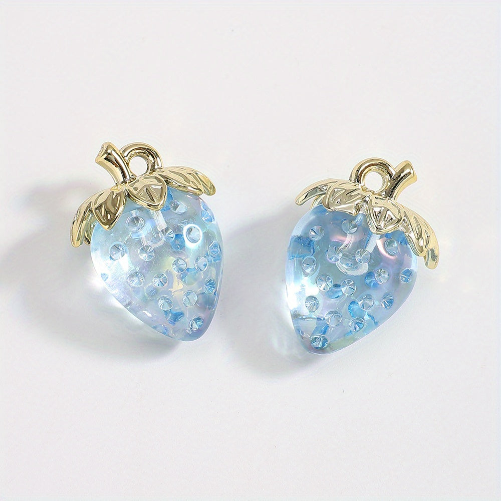 Y2K Strawberry Acrylic Pendants