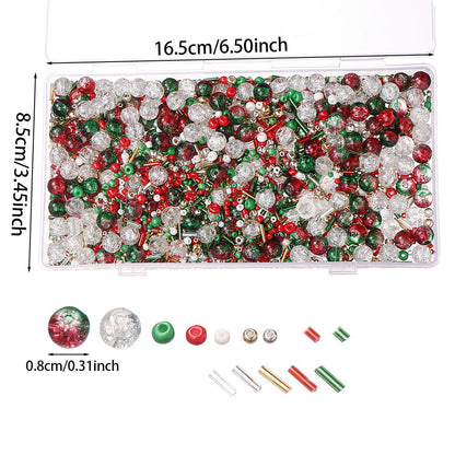 Christmas Mixed Acrylic Beads