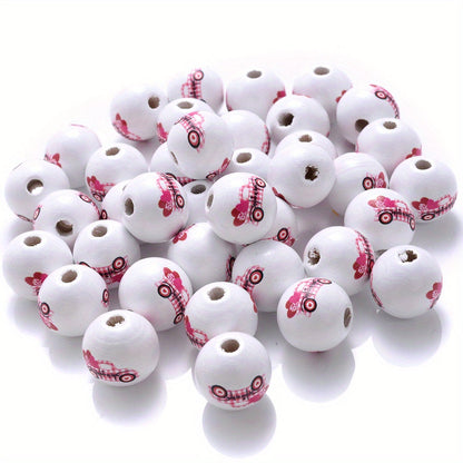 Love Bear Wooden Beads