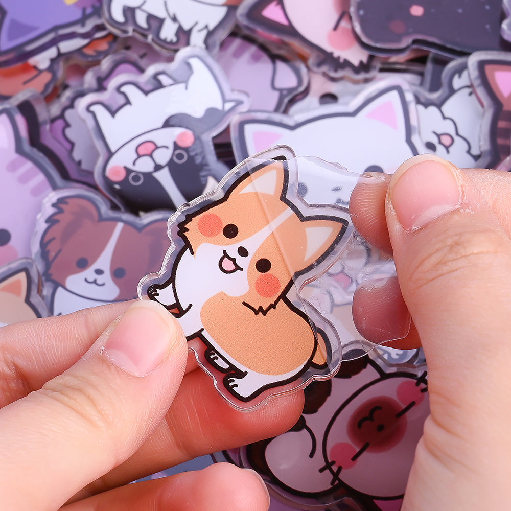 4 cm Plastic Pet-Themed Craft Sheets