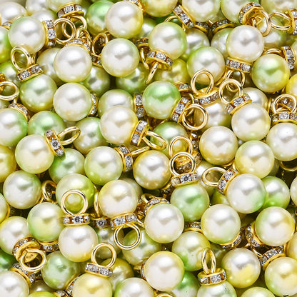 20-Piece 10 mm Iridescent Mermaid Bead Set