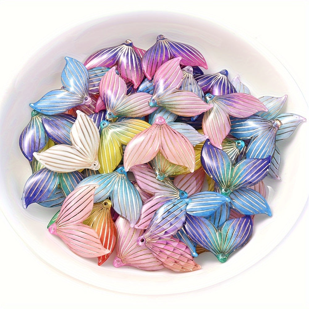 Mermaid Tail Acrylic Pendants