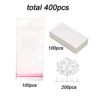 400-Piece Earring Packaging Set