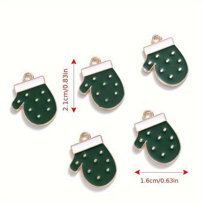 Mixed Metal Christmas Pendants