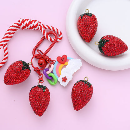 Strawberry Soft Clay Pendant