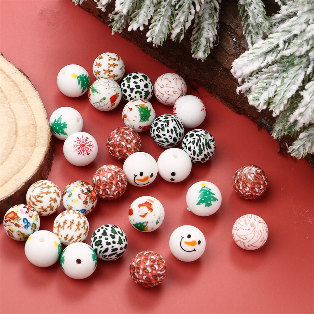 Christmas Silicone Beads