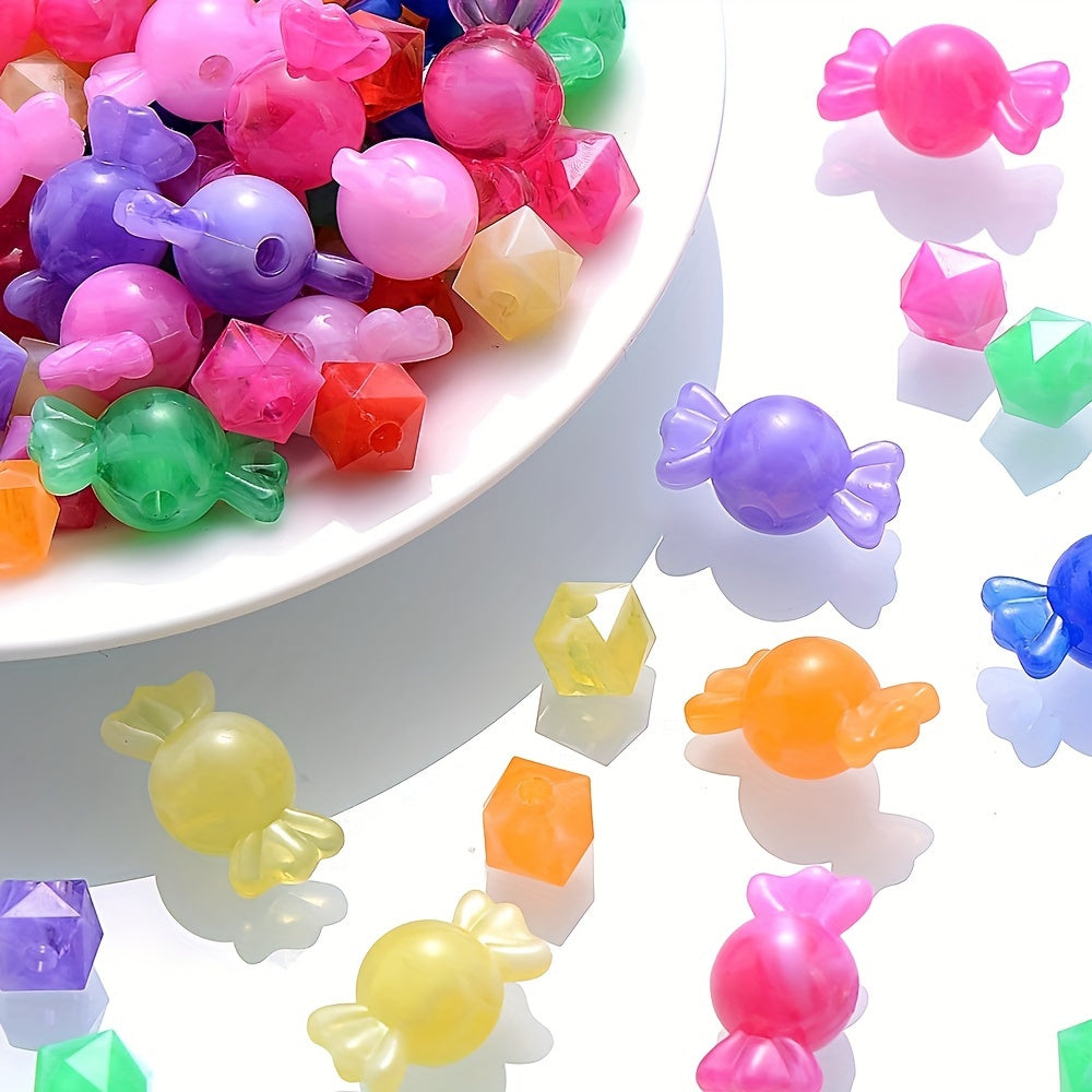 Polygonal Acrylic Beads