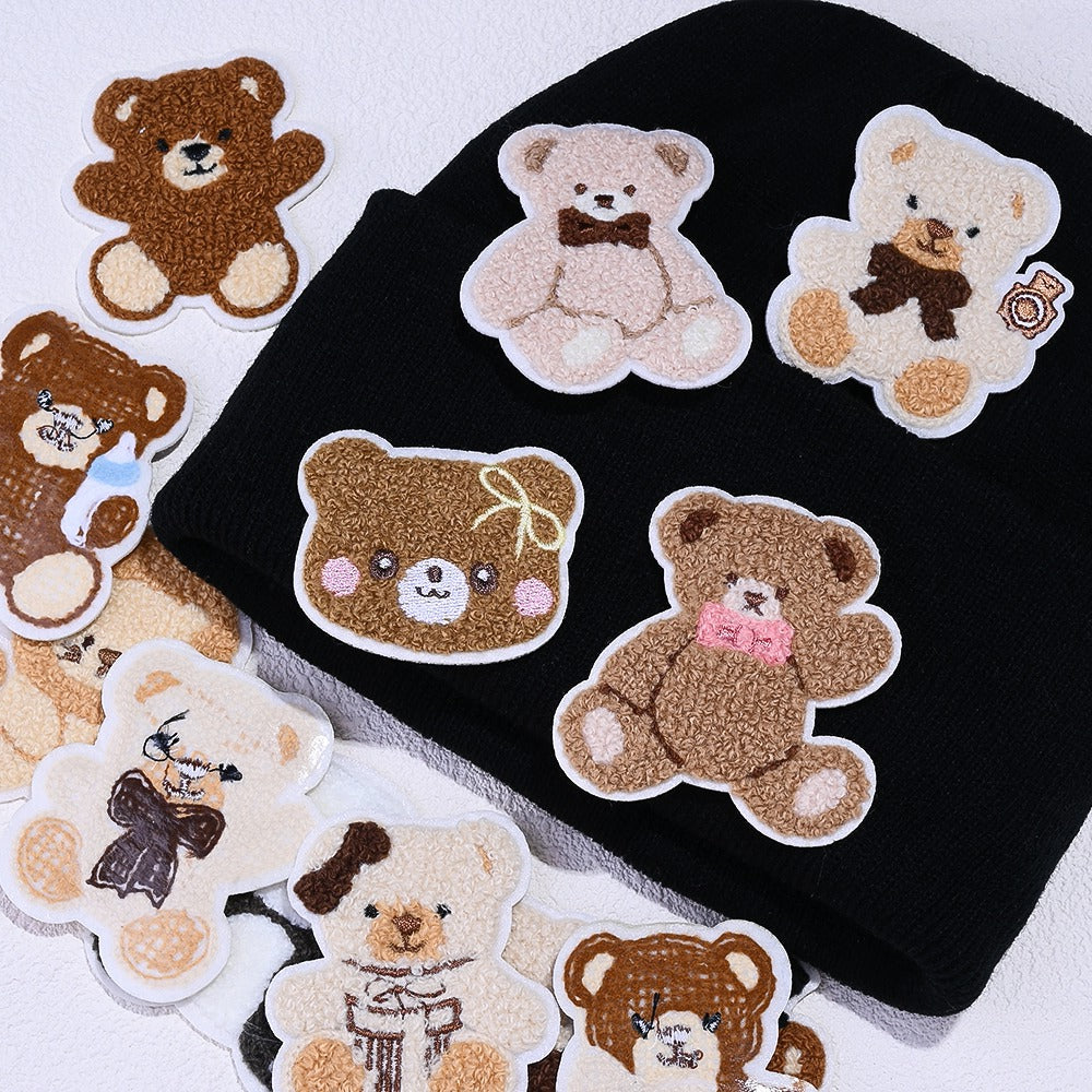 Bear Embroidery Patch