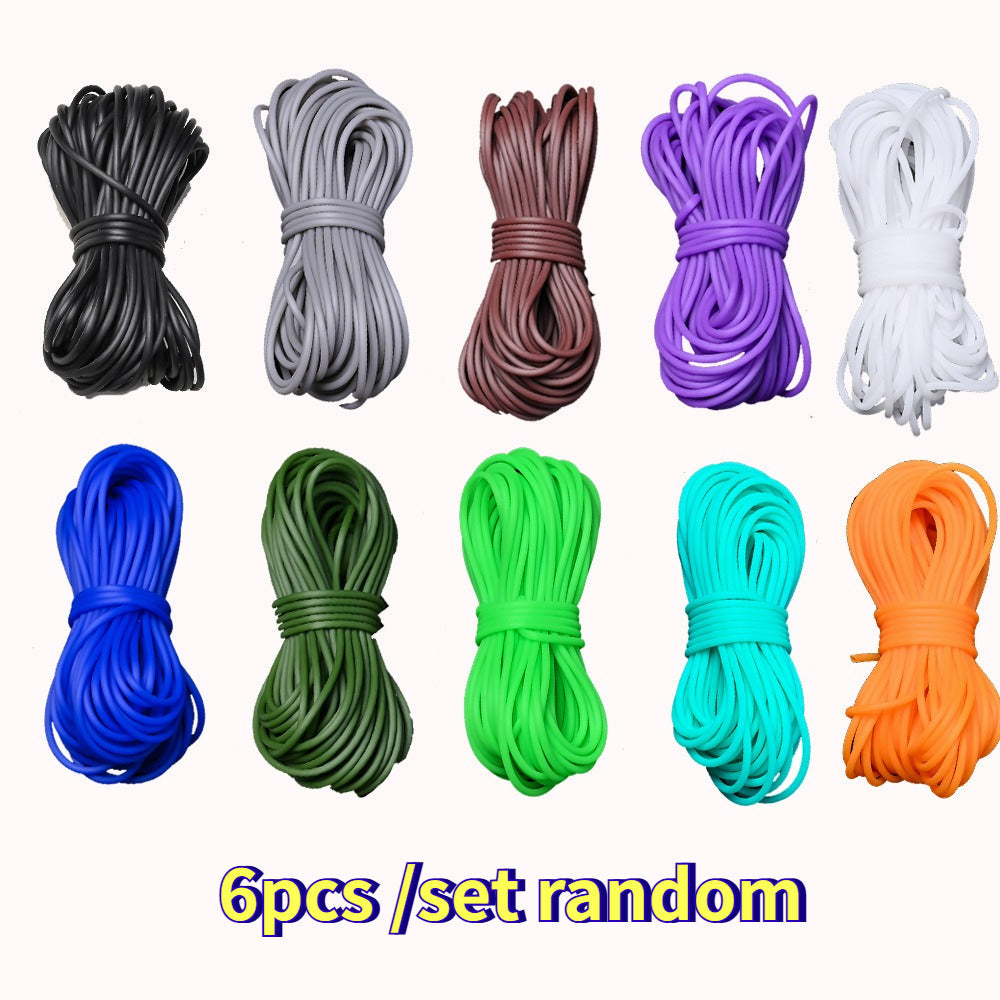 2 mm Black Elastic Jewelry Cord