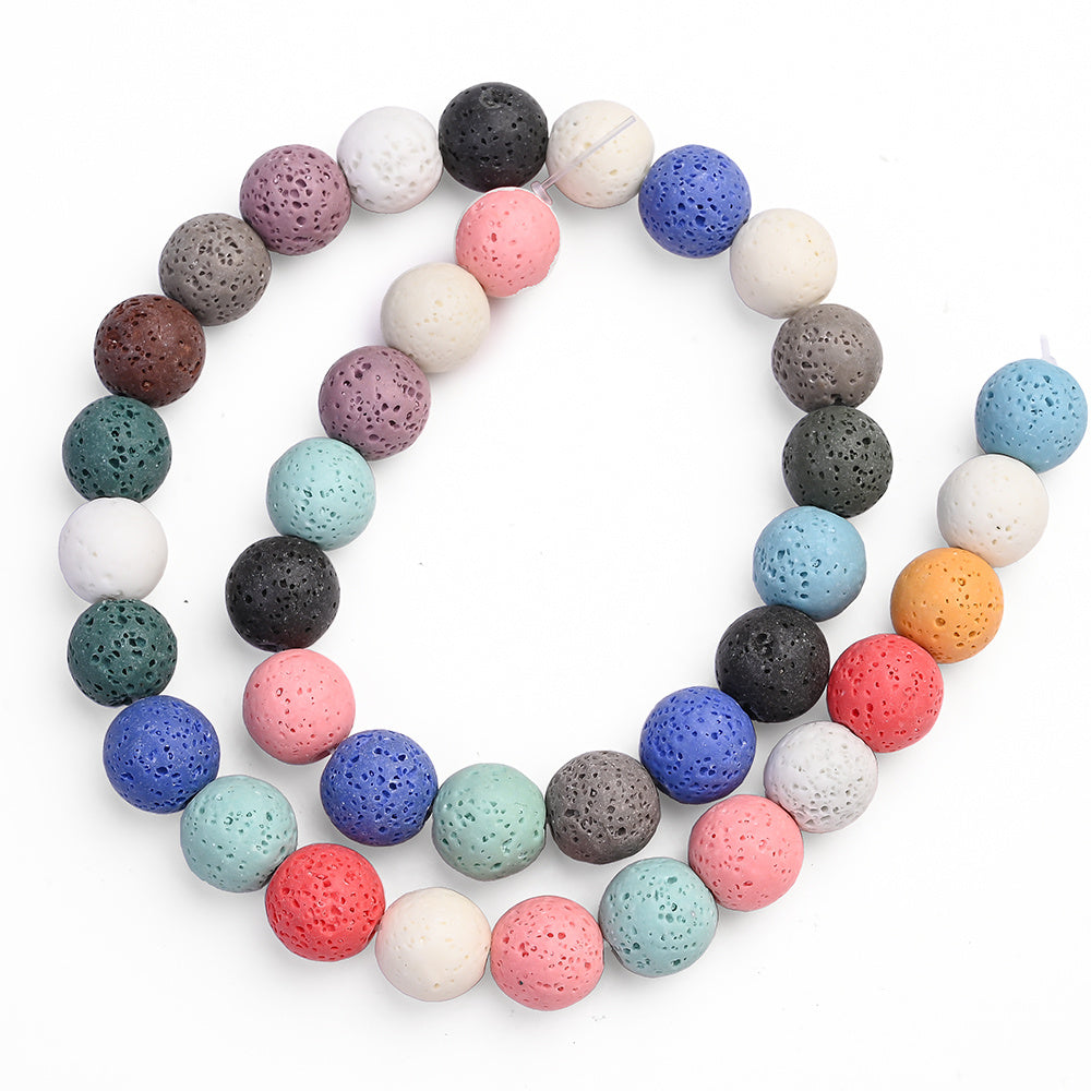 Round Stone Beads