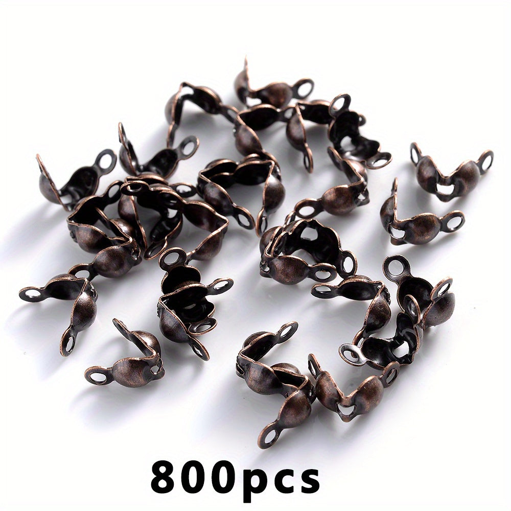 800-Piece Crimp Bead Calotte Knot Covers