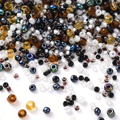 750PCS 2/3/4mm Mixed Glass Beads - 20g