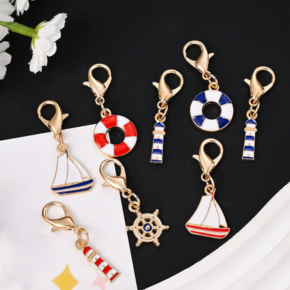Nautical Enamel Pendant Charms
