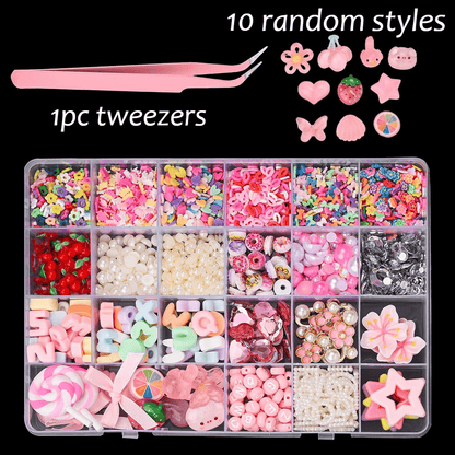 Pink Series Resin Patch Decorative Craft Set